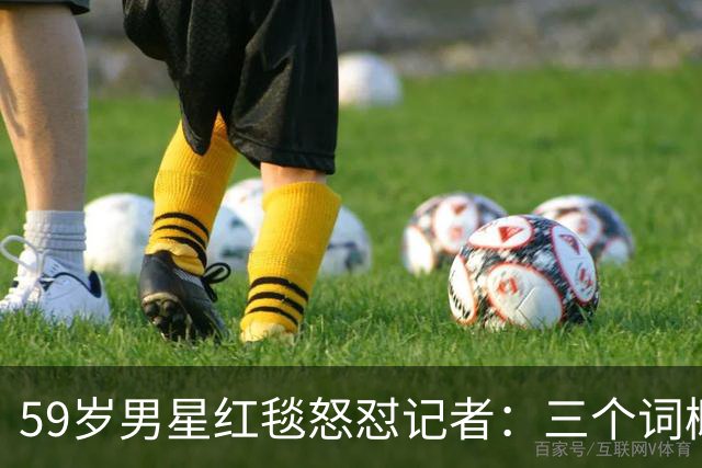 59岁男星红毯怒怼记者：三个词概括不了这部剧